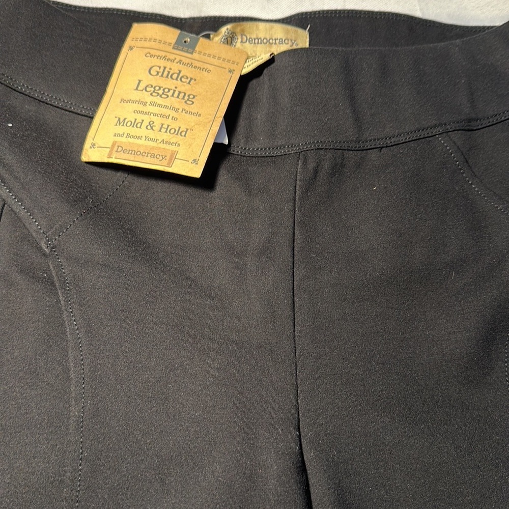 Democracy black glider leggings